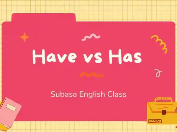 Soal Have vs has Soal Have vs has
