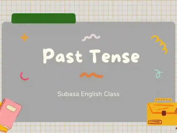 Past tense Past tense